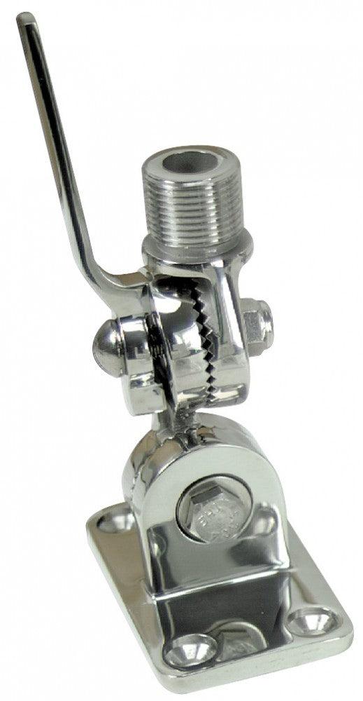 Whitecap S-1802bc Heavy Duty Stainless Steel Ratchet Mount - Boat Gear USA