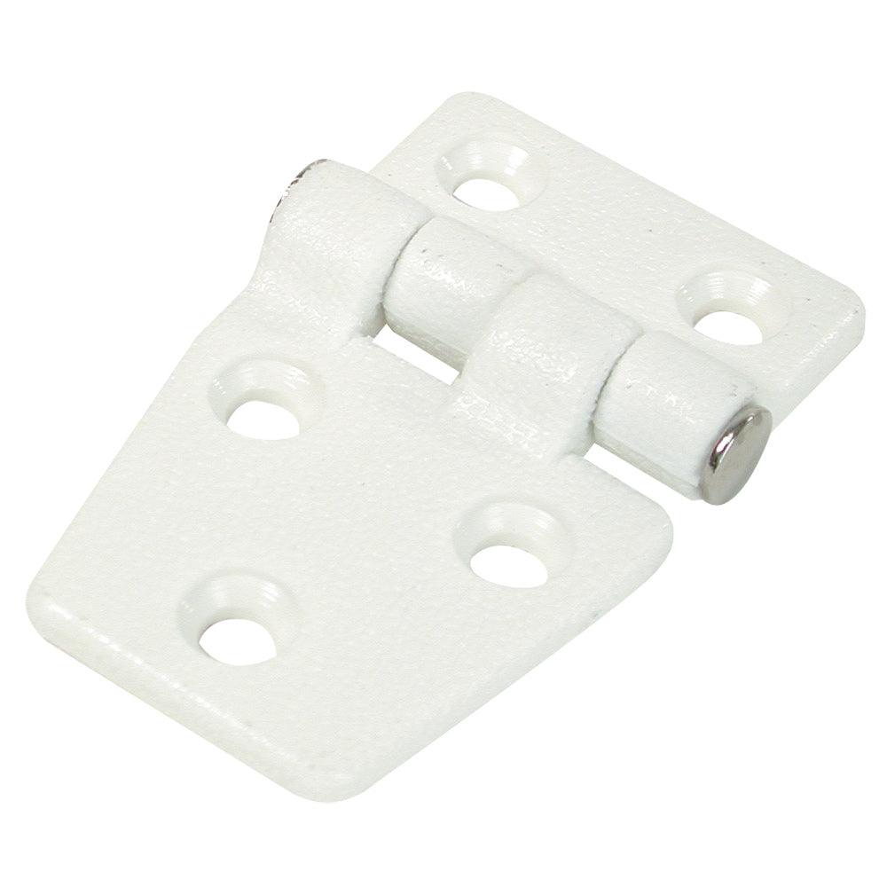 Whitecap Shortside Door Hinge - White Nylon - 1-3/8" x 2-1/4" - Boat Gear USA