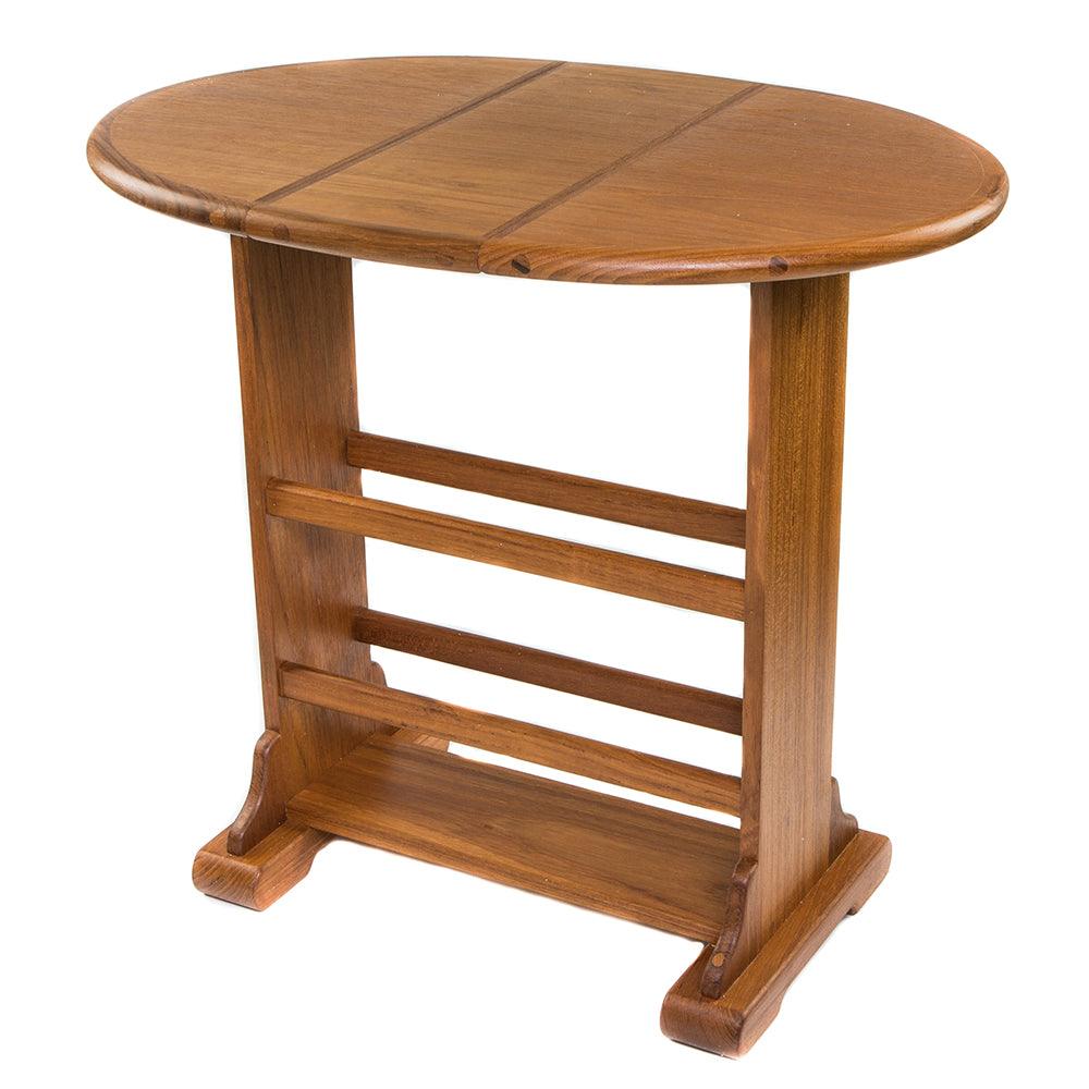 Whitecap Small Drop Leaf Table - Teak - Boat Gear USA