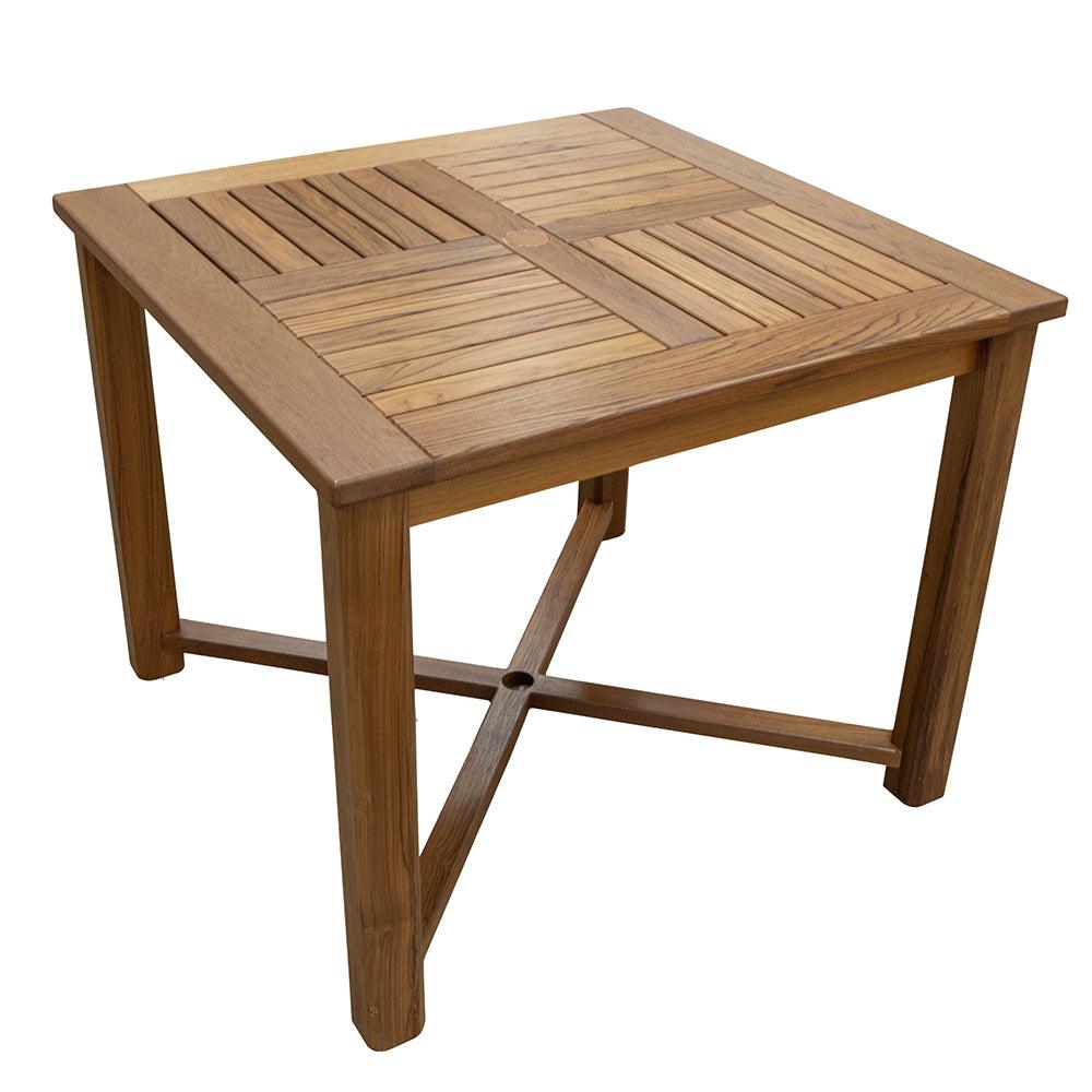 Whitecap Square Dining Table - Teak - Boat Gear USA