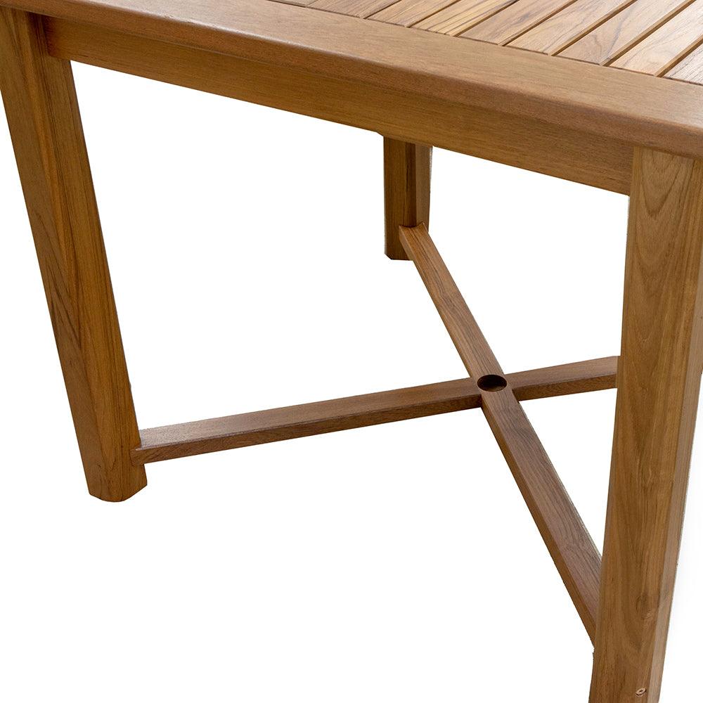 Whitecap Square Dining Table - Teak - Boat Gear USA