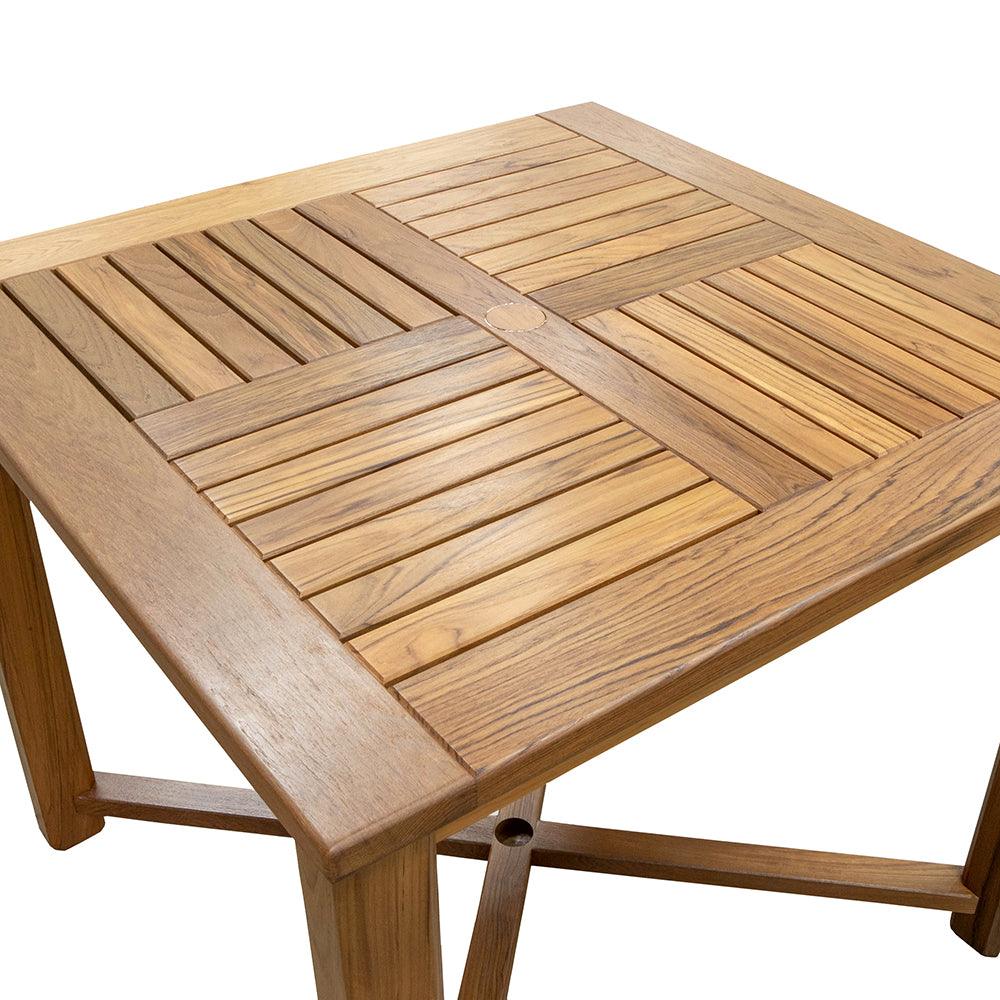 Whitecap Square Dining Table - Teak - Boat Gear USA