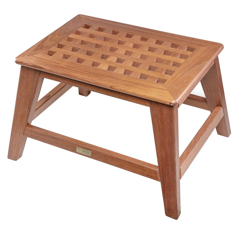 Whitecap Step Stool - Teak - Boat Gear USA