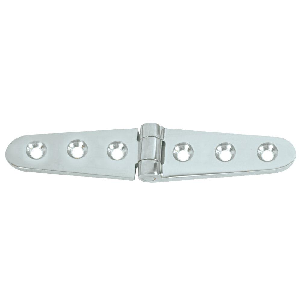 Whitecap Strap Hinge - 304 Stainless Steel - 6" x 1-1/8" - Boat Gear USA