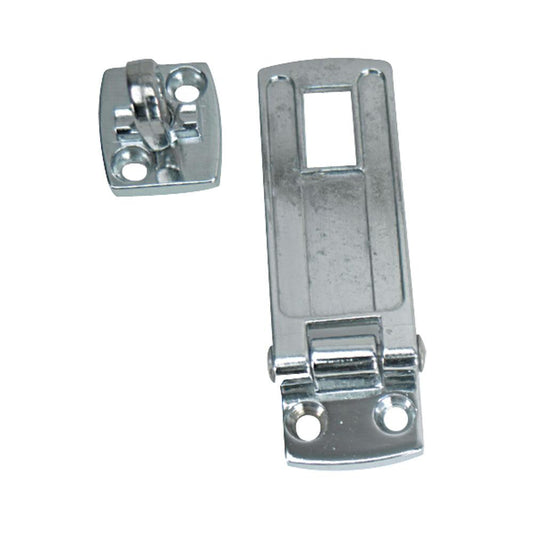 Whitecap Swivel Safety Hasp - CP/Zamac - 1-1/8" x 3" - Boat Gear USA