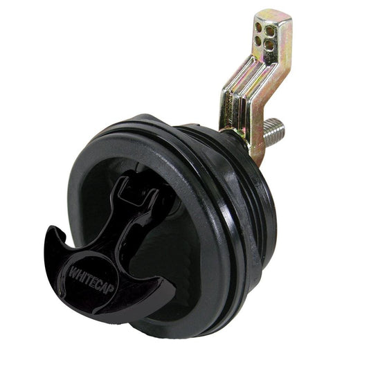 Whitecap T-Handle Latch - Nylon Black/Black - Non-Locking - Boat Gear USA