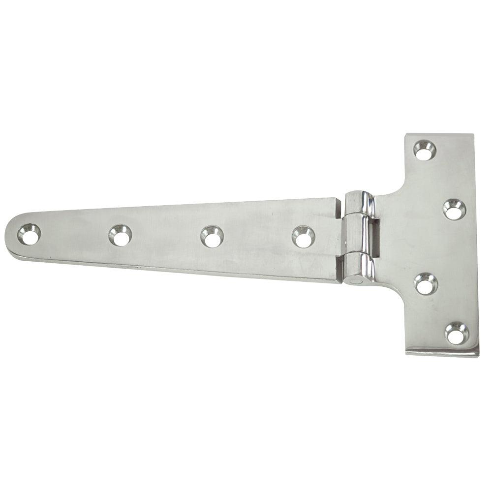 Whitecap T-Strap Hinge - 316 Stainless Steel - 7-3/4" x 3-7/8" - Boat Gear USA