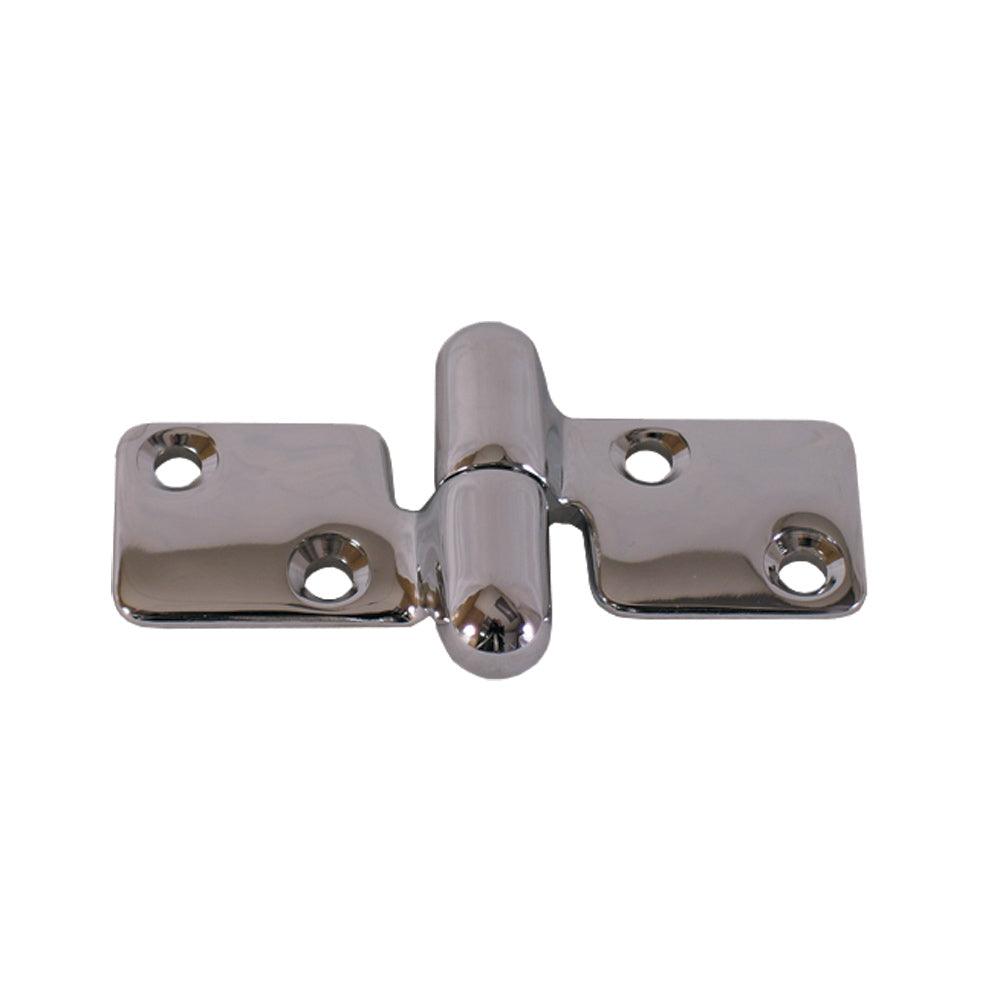 Whitecap Take-Apart Hinge (Non-Locking) - CP/Brass - 3-7/8" x 2-1/16" - Boat Gear USA