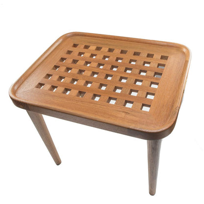 Whitecap Teak Cockpit Grate End Table - Boat Gear USA