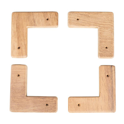 Whitecap Teak Cooler/Box Chocks - 4 Pack - Boat Gear USA