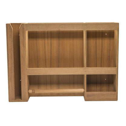 Whitecap Teak Dish/Cup/Paper Towel Rack - Boat Gear USA