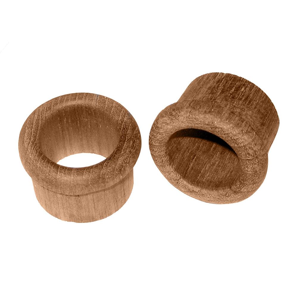 Whitecap Teak Finger Pull - 1" Barrel Length - 2 Pack - Boat Gear USA