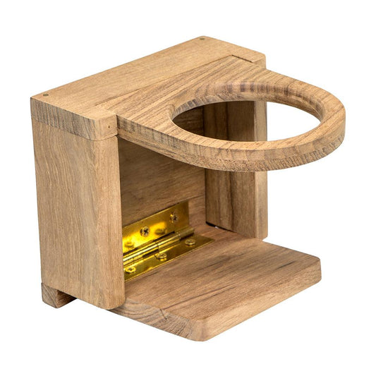 Whitecap Teak Folding Drink Holder - Boat Gear USA