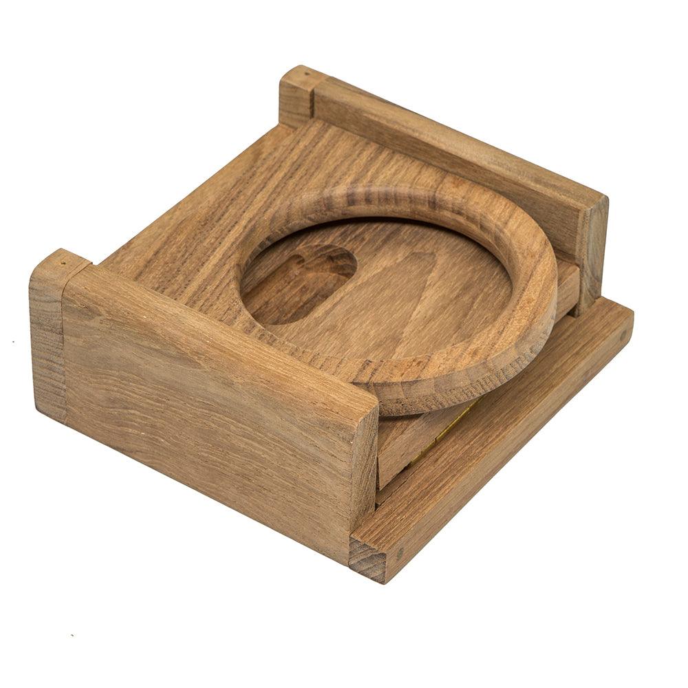 Whitecap Teak Folding Drink Holder - Boat Gear USA