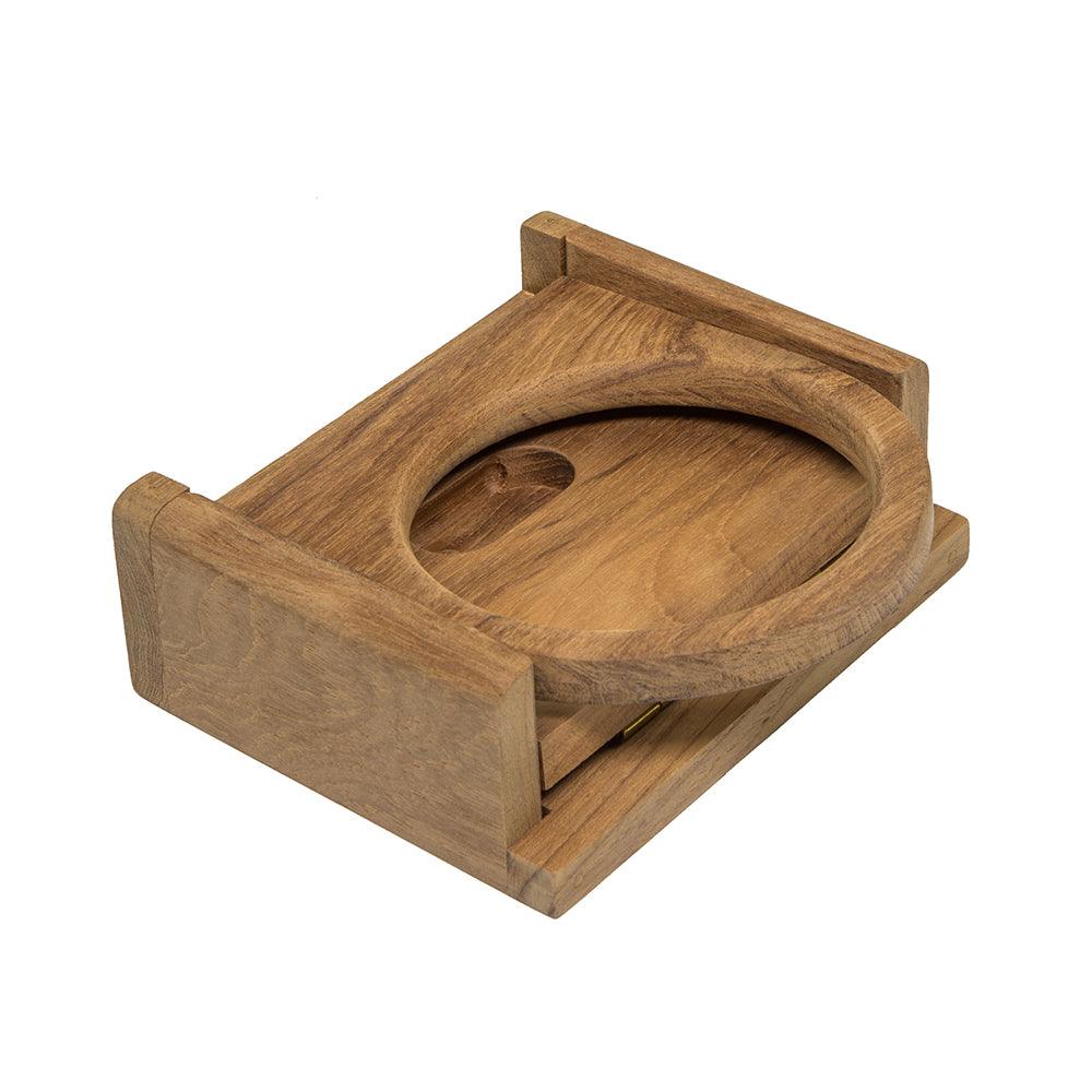 Whitecap Teak Folding Insulated Drink Holder - Boat Gear USA