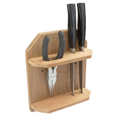 Whitecap Teak Knife & Plier Holder - Boat Gear USA