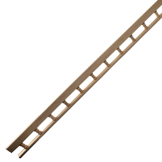 Whitecap Teak L-Type Pin Rail - 5' - Boat Gear USA
