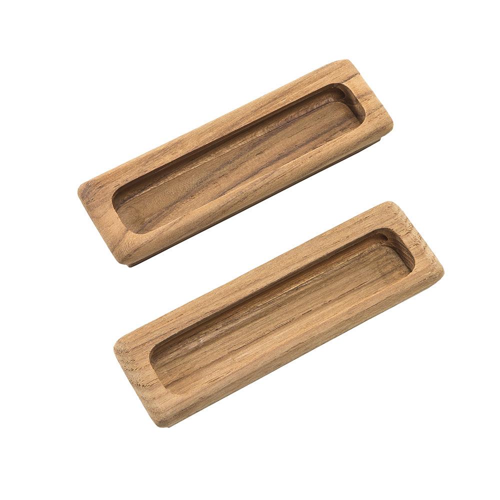 Whitecap Teak Large Rectangular Drawer Pull - 4-1/2"L - 2 Pack - Boat Gear USA