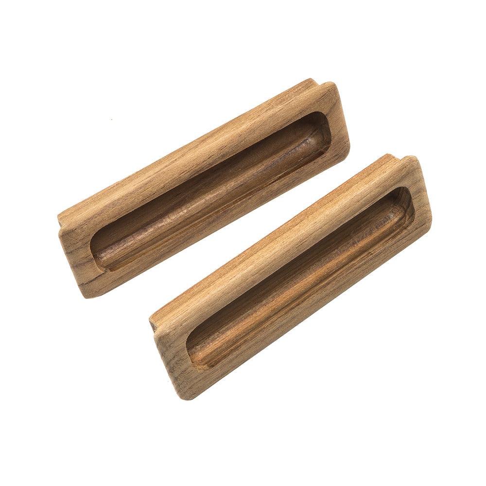 Whitecap Teak Large Rectangular Drawer Pull - 4-1/2"L - 2 Pack - Boat Gear USA