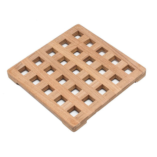 Whitecap Teak Large Square Trivet - 8" - Boat Gear USA