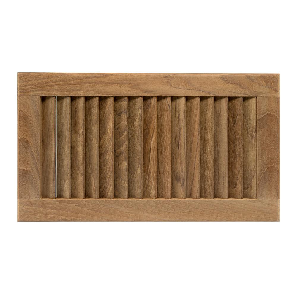 Whitecap Teak Louvered Insert - 16" x 9-1/8" x 3/4" - Boat Gear USA