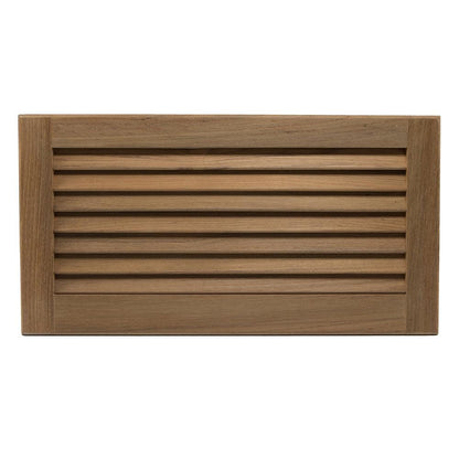 Whitecap Teak Louvered Insert - 9-3/8" x 18" x 3/4" - Boat Gear USA