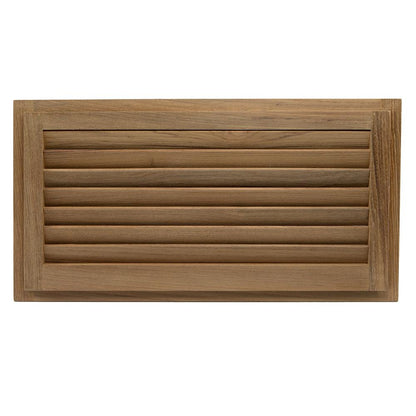 Whitecap Teak Louvered Insert - 9-3/8" x 18" x 3/4" - Boat Gear USA