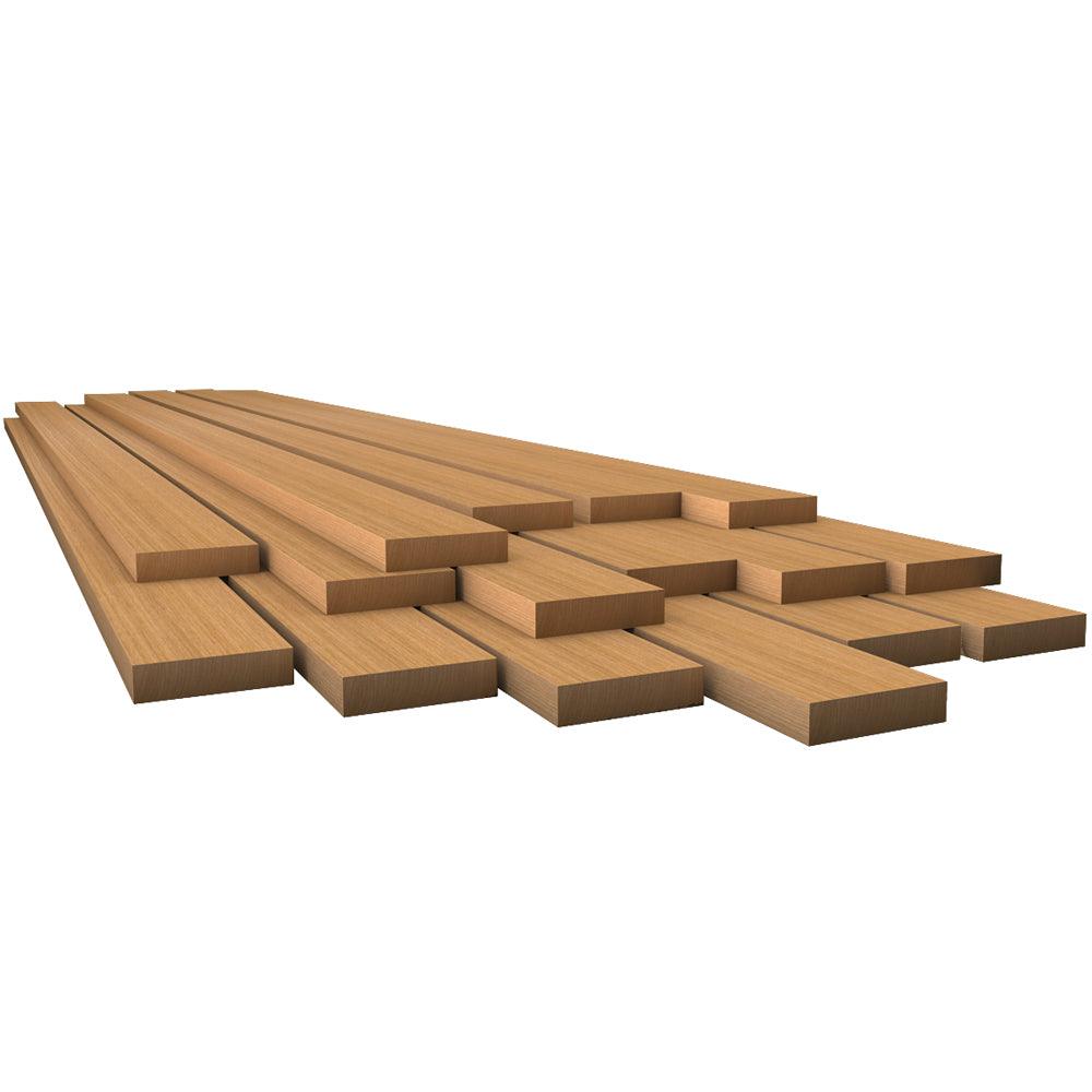 Whitecap Teak Lumber - 1/2" x 1-3/4" x 30" - Boat Gear USA