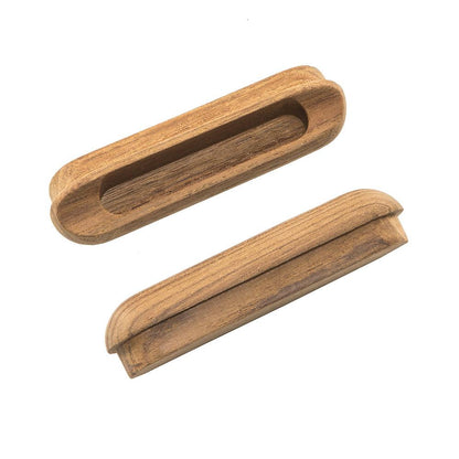 Whitecap Teak Oblong Drawer Pull - 4-1/16"L - 2 Pack - Boat Gear USA