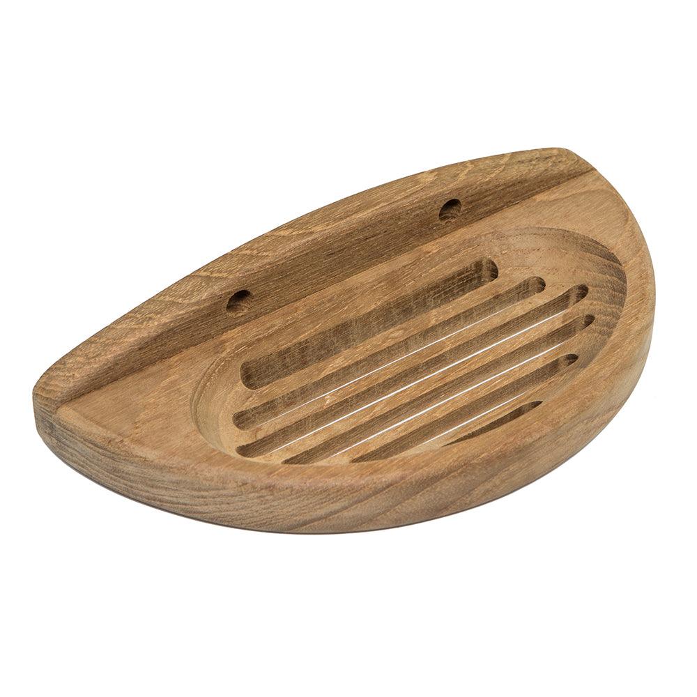 Whitecap Teak Oval Soap Dish - Boat Gear USA