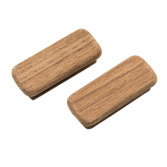 Whitecap Teak Rectangular Drawer Knob - 2-3/4"L - 2 Pack - Boat Gear USA