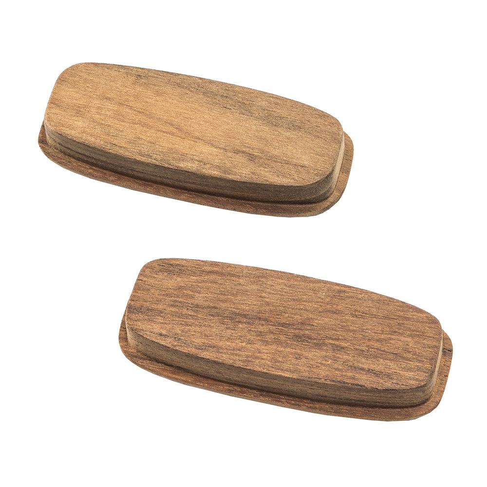 Whitecap Teak Rectangular Drawer Pull - 3-1/4"L - 2 Pack - Boat Gear USA