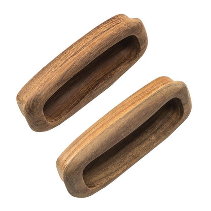 Whitecap Teak Rectangular Drawer Pull - 3-1/4"L - 2 Pack - Boat Gear USA