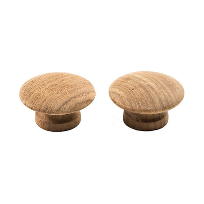 Whitecap Teak Round Drawer Knob - 2" - 2 Pack - Boat Gear USA