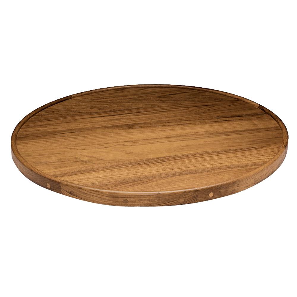 Whitecap Teak Round Table Top - 24" x 1-1/8" - Boat Gear USA