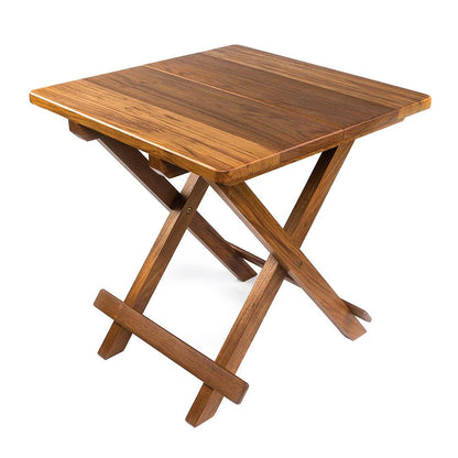 Whitecap Teak Solid Top Fold Away Table - Boat Gear USA