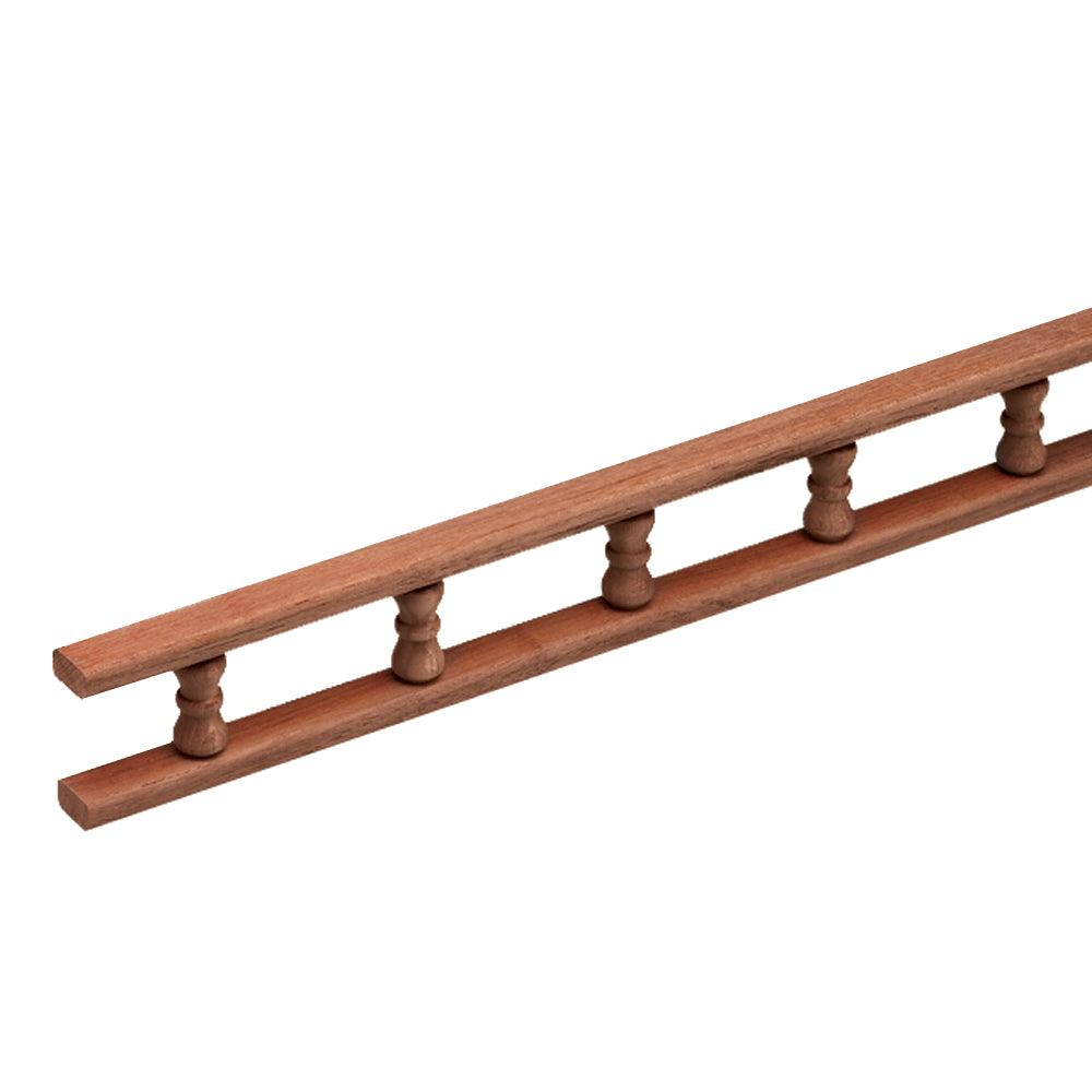 Whitecap Teak Standard Pin Rail - 5' - Boat Gear USA