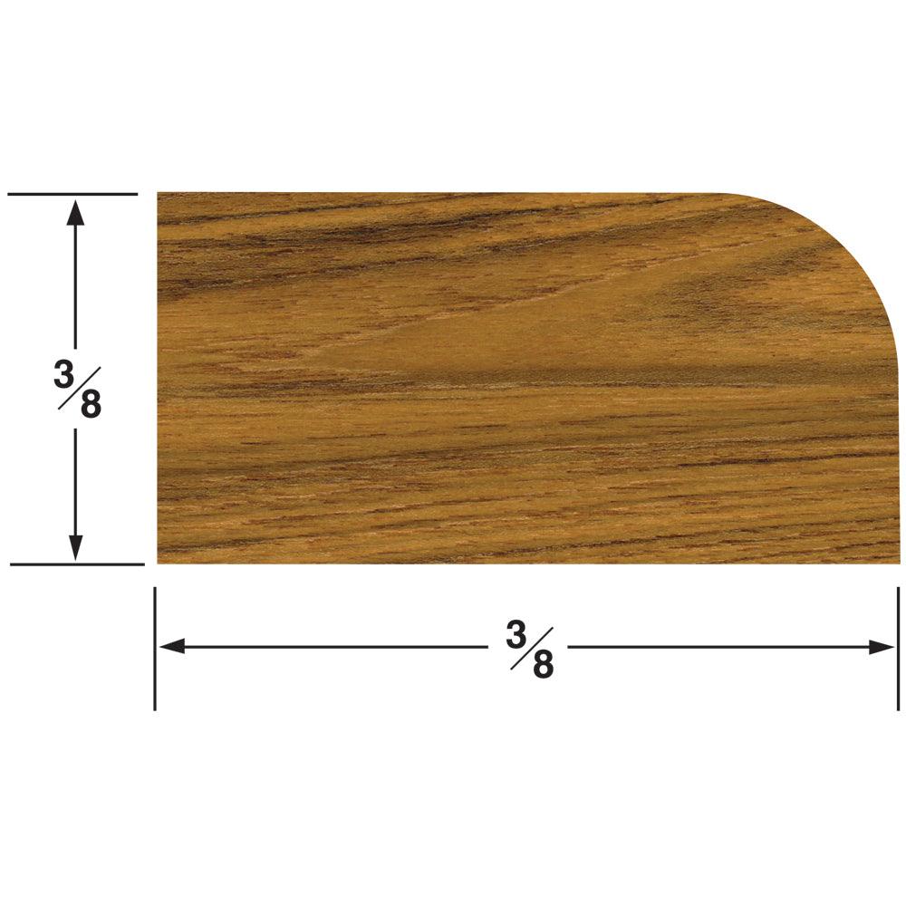 Whitecap Teak Stop Molding Small - 5' - Boat Gear USA