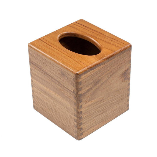 Whitecap Teak Tissue Box Holder - Boat Gear USA