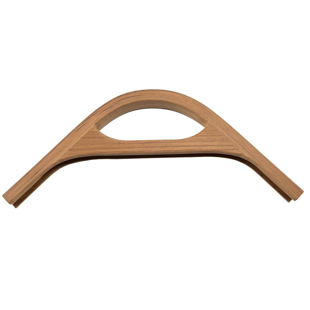 Whitecap Teak Track Corner w/Hand Hold Molding - 3/4" - Boat Gear USA
