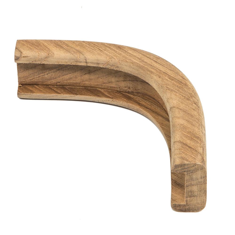 Whitecap Teak Track Outside Corner Molding - 3/4" - Boat Gear USA