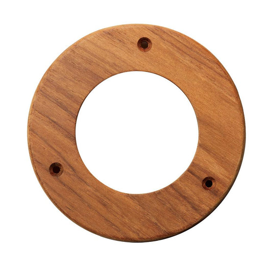 Whitecap Teak Trim Ring - 4" Inner Diameter Opening - Boat Gear USA