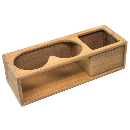 Whitecap Teak Two Insulated Drink/Binocular Rack w/Tray - Boat Gear USA