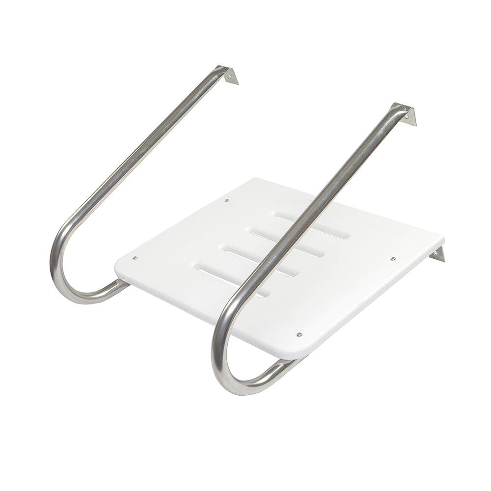 Whitecap White Poly Swim Platform f/Inboard/Outboard Motors - Boat Gear USA