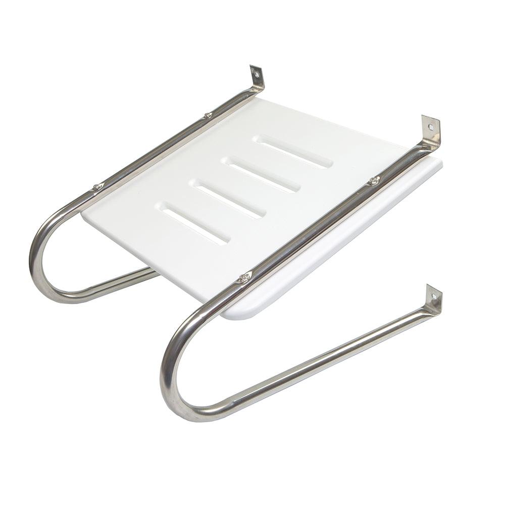 Whitecap White Poly Swim Platform f/Inboard/Outboard Motors - Boat Gear USA